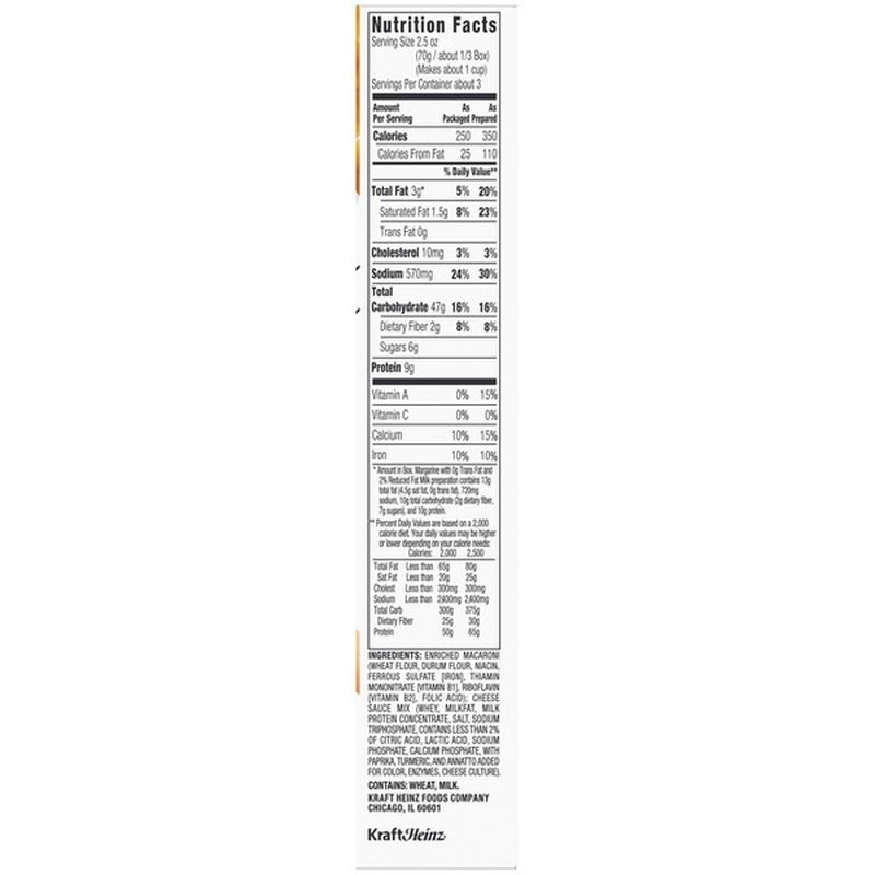 Kraft Original Flavor Macaroni & Cheese Dinner