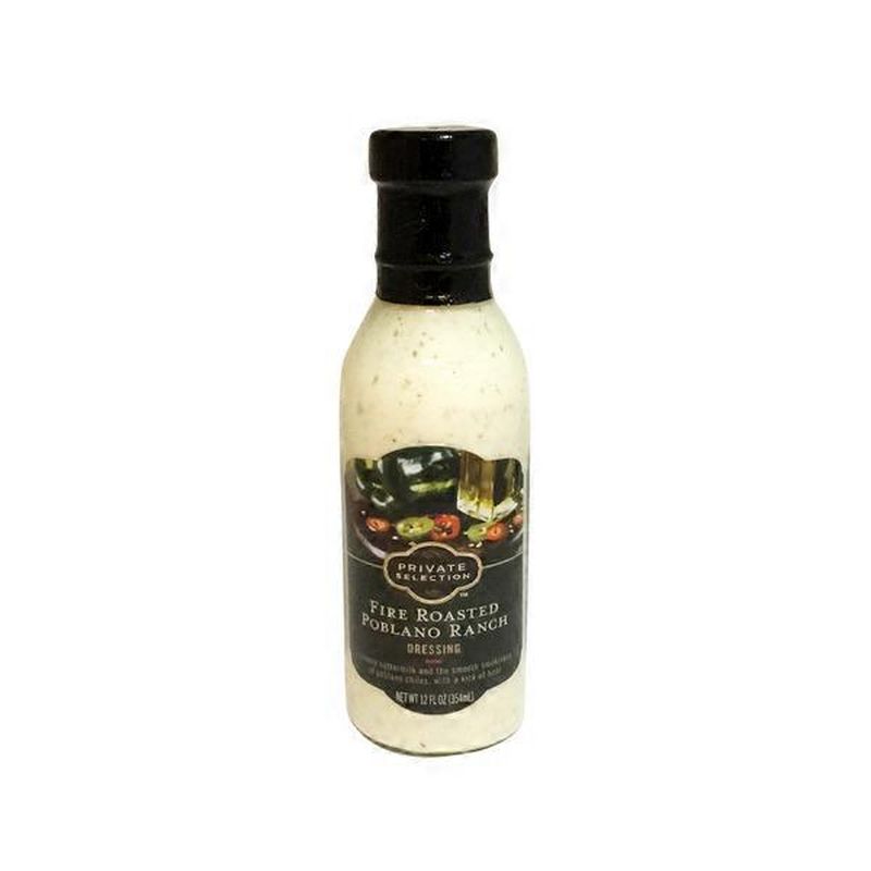 Private Selection Fire Roasted Poblano Ranch Dressing (12 fl oz ...