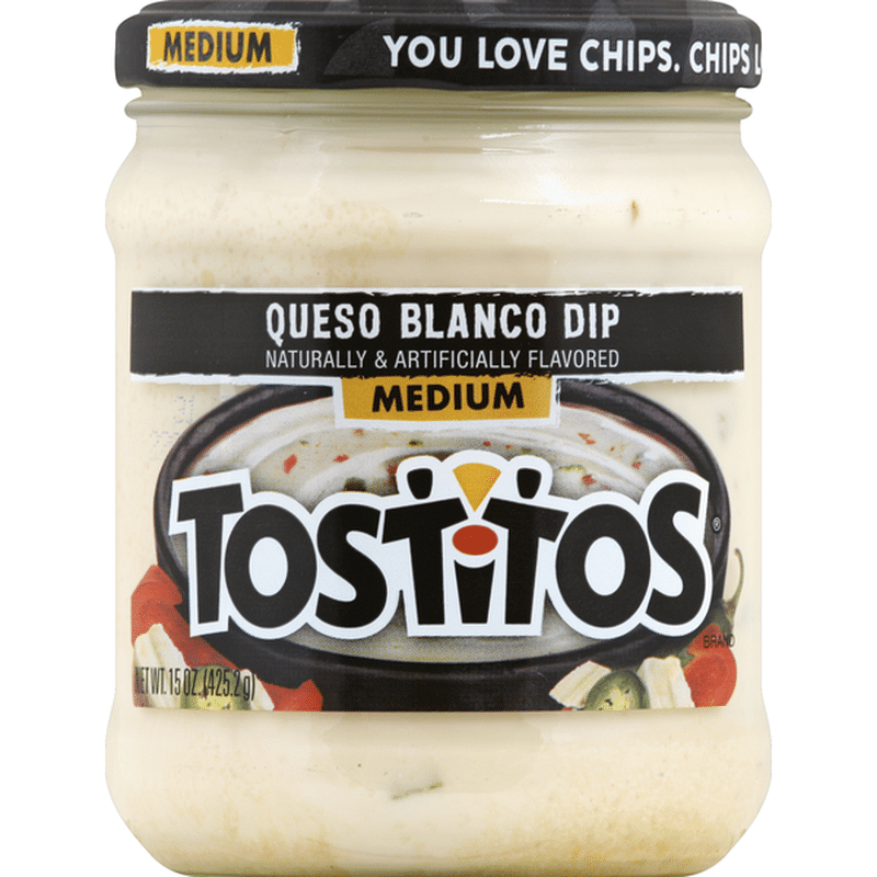 Tostitos Queso Blanco Dip, Medium (15 Oz) Delivery Or Pickup Near Me ...