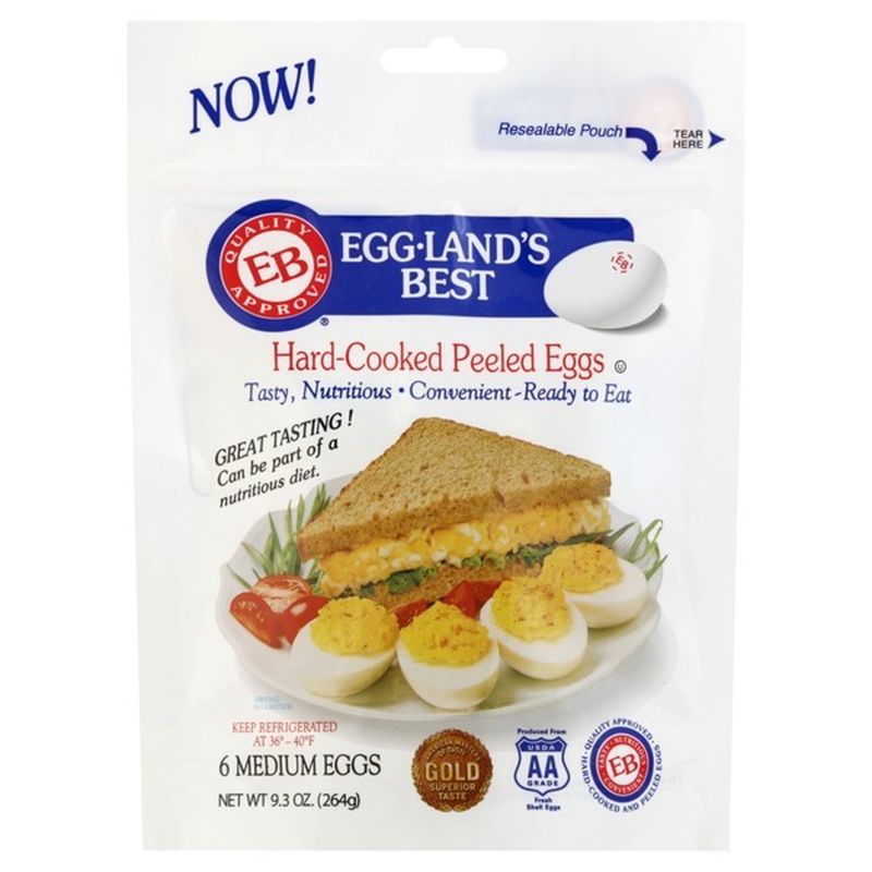 Eggland S Best Hard Cooked Eggs 6 Ct Instacart