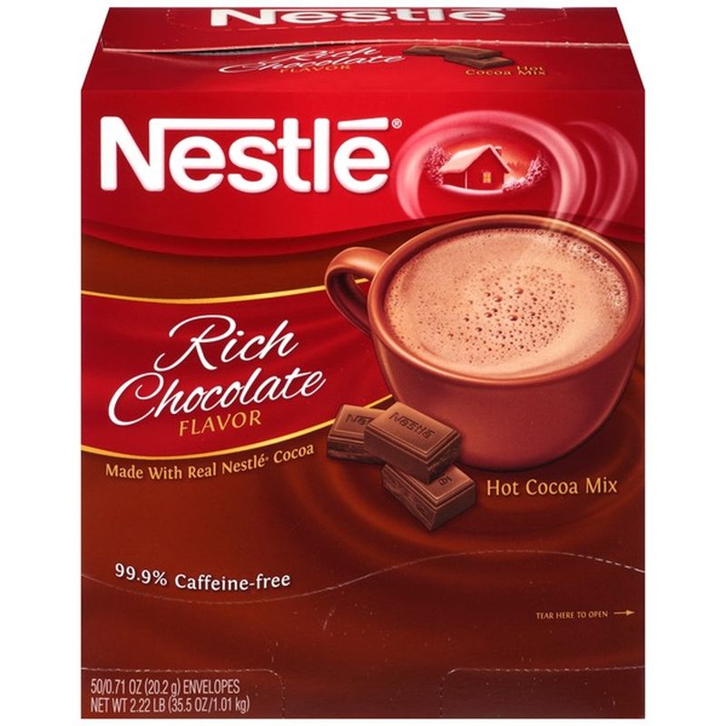 Nestle Hot Cocoa Mix, Rich Chocolate Flavor (50 Ct) - Instacart