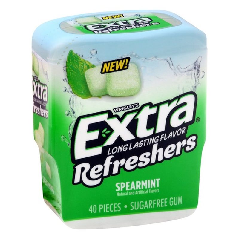 Extra Gum, Sugarfree, Spearmint (40 each) from H-E-B - Instacart