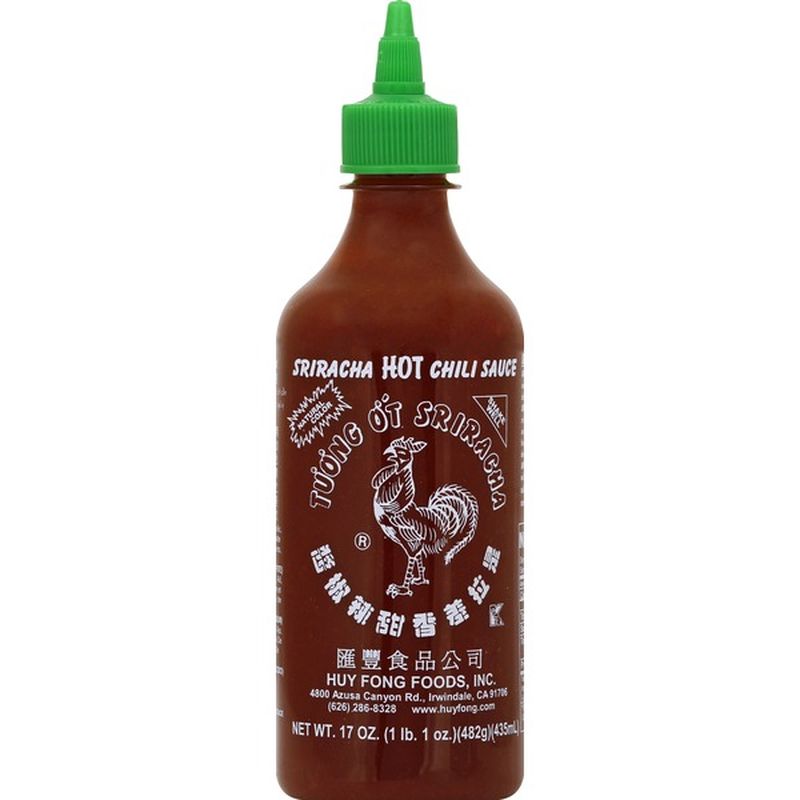 Huy Fong Foods Chili Sauce, Hot, Sriracha