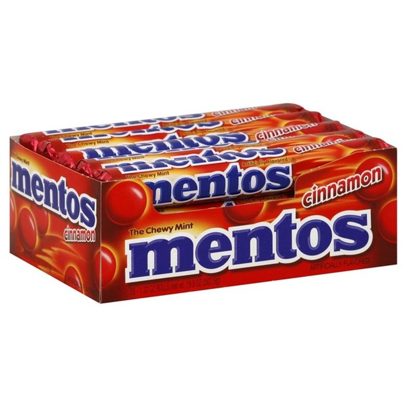 Mentos Chewy Mints, Cinnamon (15 each) - Instacart