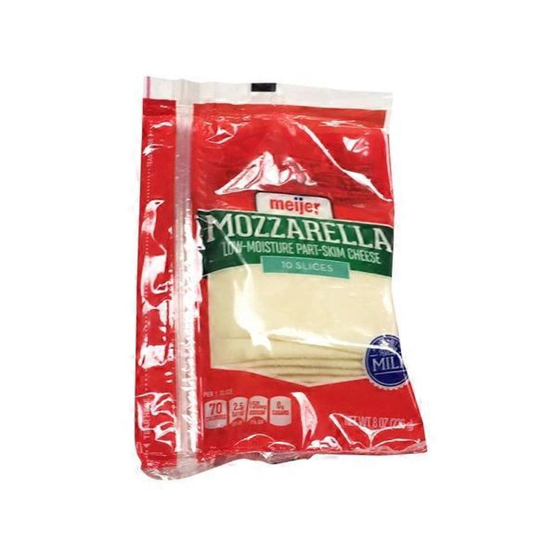 Meijer Mozzarella Low-moisture Part-skim Cheese (8 oz) - Instacart