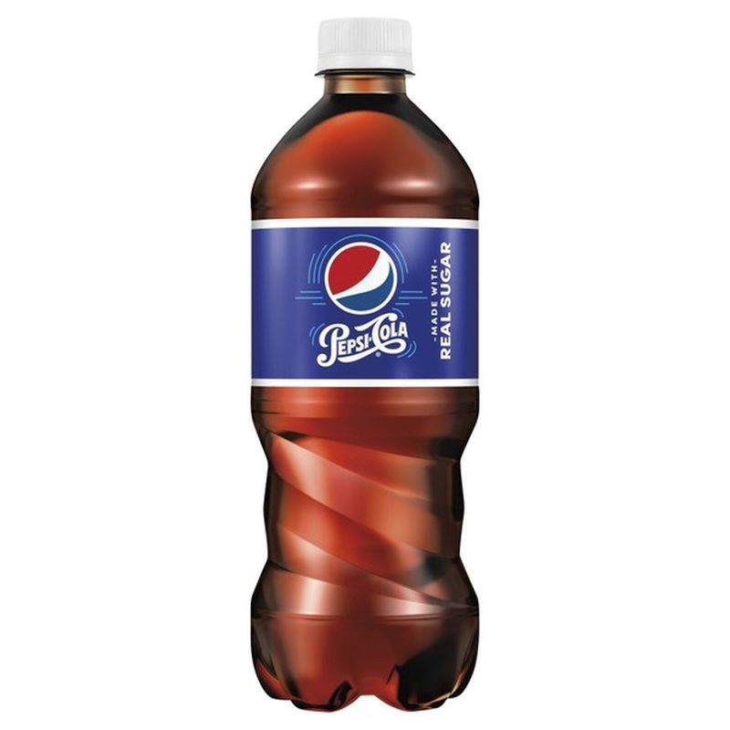 Pepsi Real Sugar Cola 20 Fl Oz Instacart