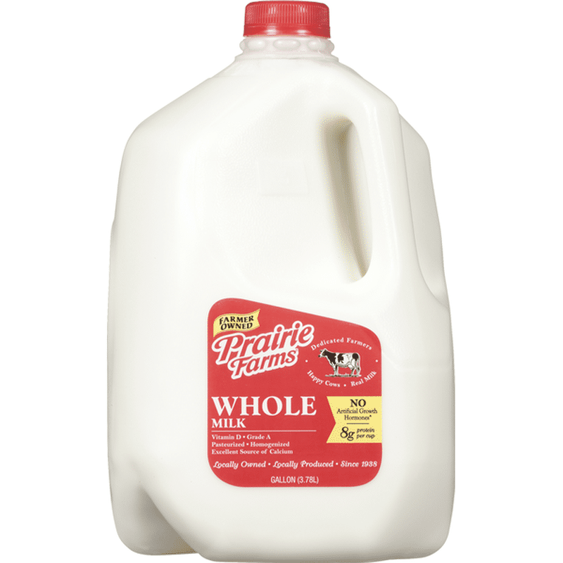 Prairie Farms Milk, Whole (1 Gal) - Instacart