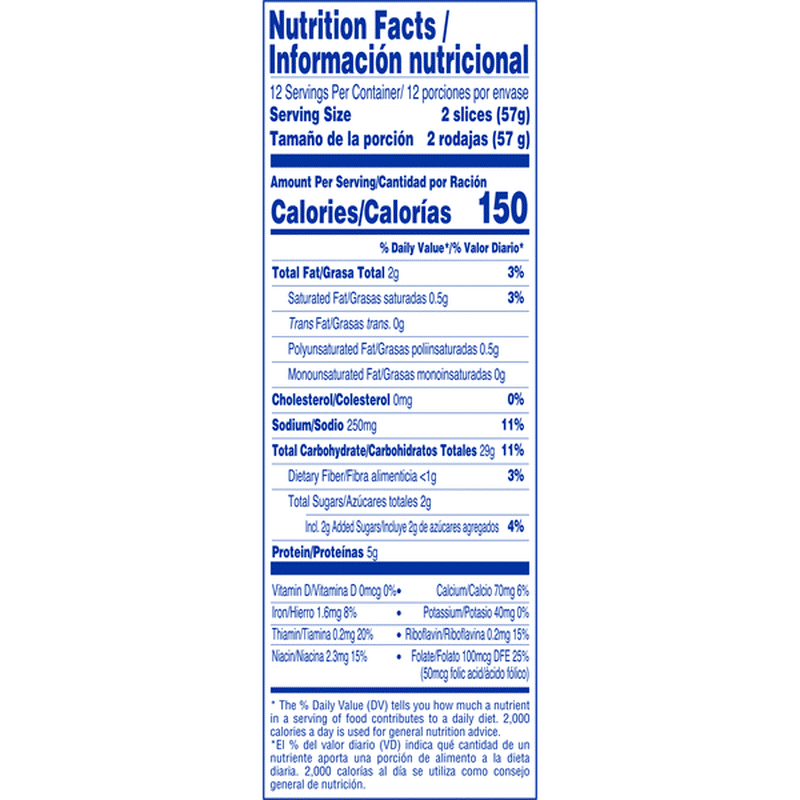 Bimbo Pan Blanco White Bread (24 oz) from HEB Instacart