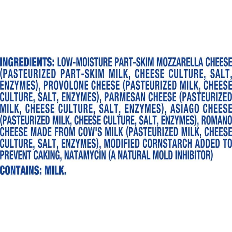 Kraft Shredded Italian Five Cheese