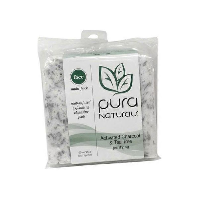 Pura Naturals Active Charcoal Purifying Soap Infused Facial Cleansing