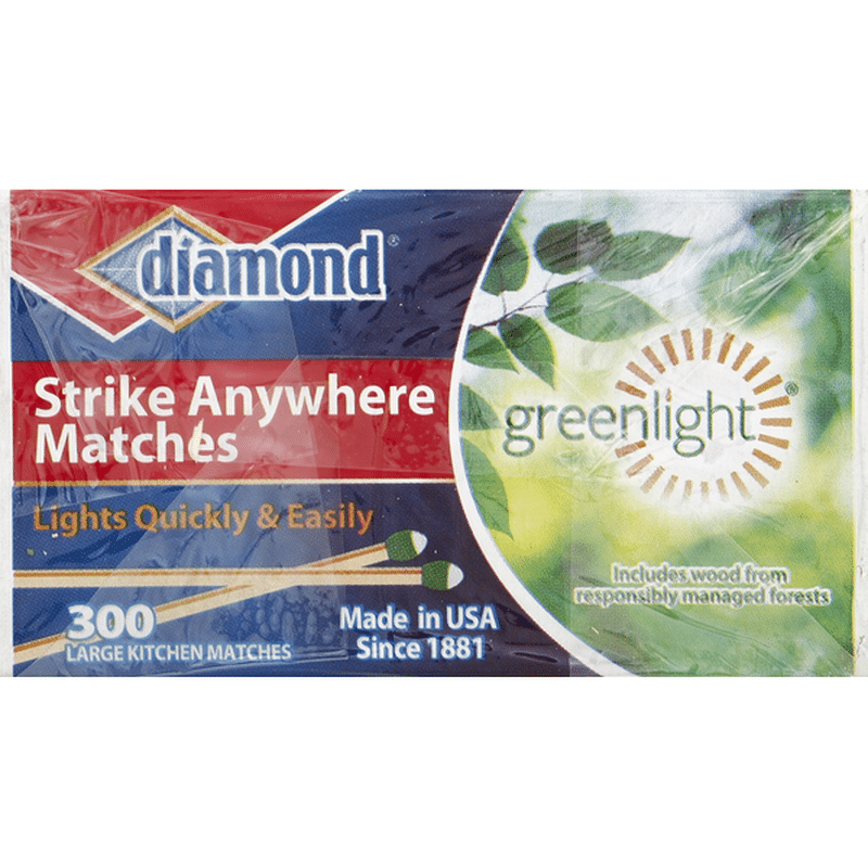 Diamond Matches Strike Anywhere Large Kitchen 3 Ct Instacart   Large 2ab3c9a1 0892 43ca Afce A75f1445a1da 