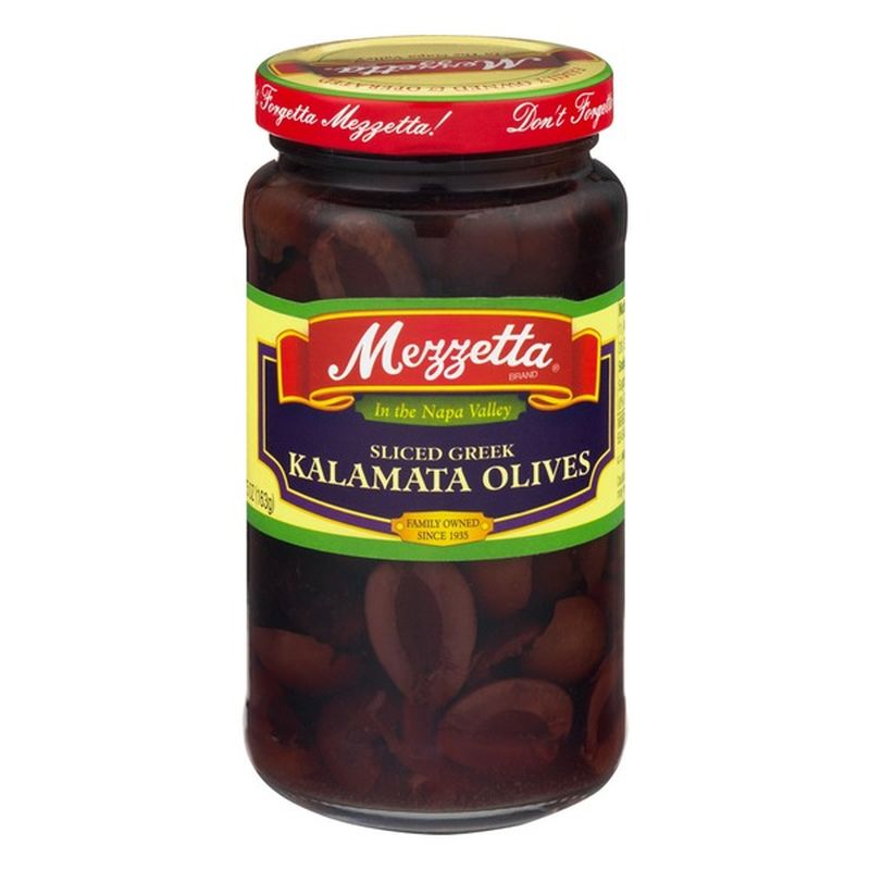 Mezzetta Olives, Greek Kalamata, Sliced (5.75 oz) from Safeway Instacart
