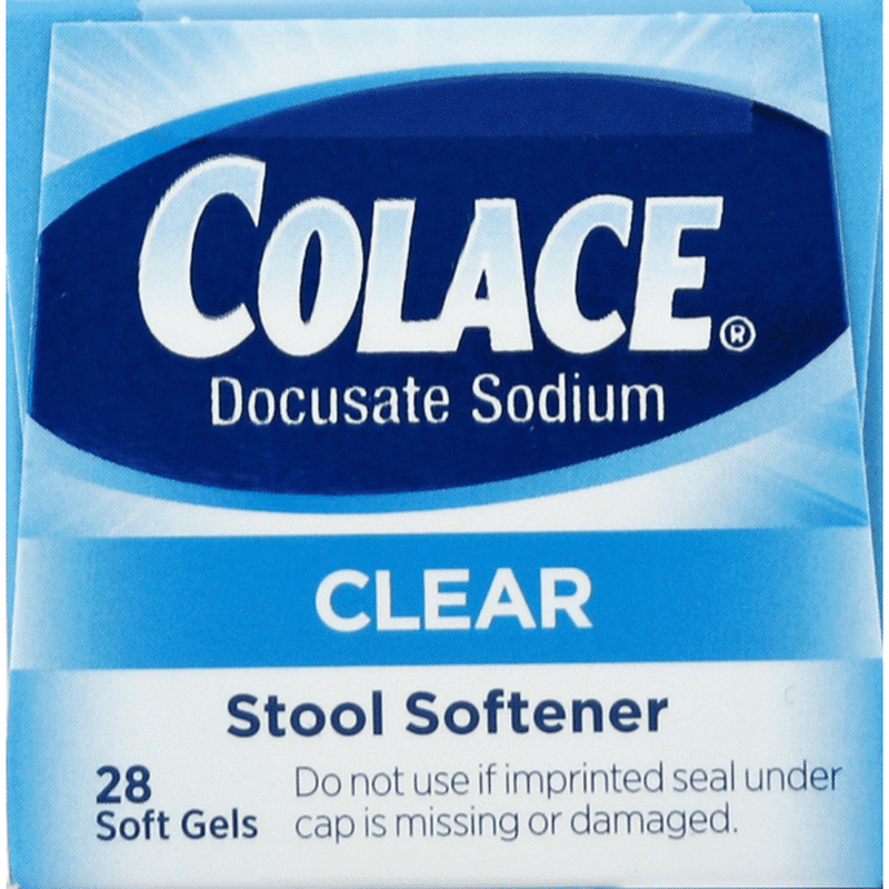 Colace Stool Softener, 50 mg, Clear Soft Gels (28 each) Delivery or Pickup Near Me Instacart