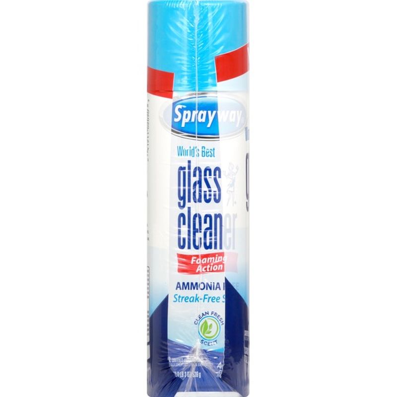 Sprayway Glass Cleaner, Foaming Action, Value Pack (15 oz) from Smart