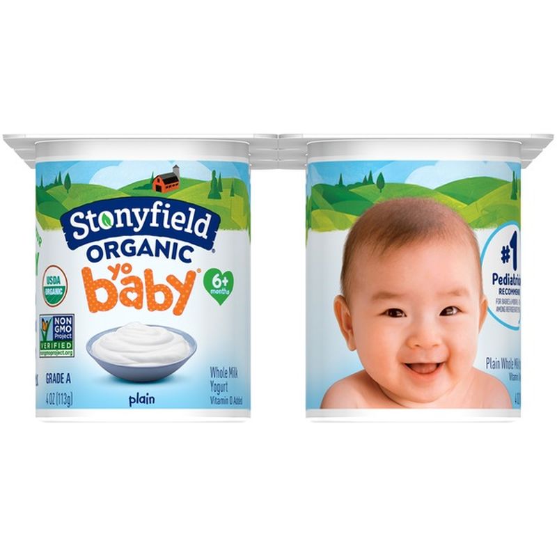 stonyfield baby yogurt plain