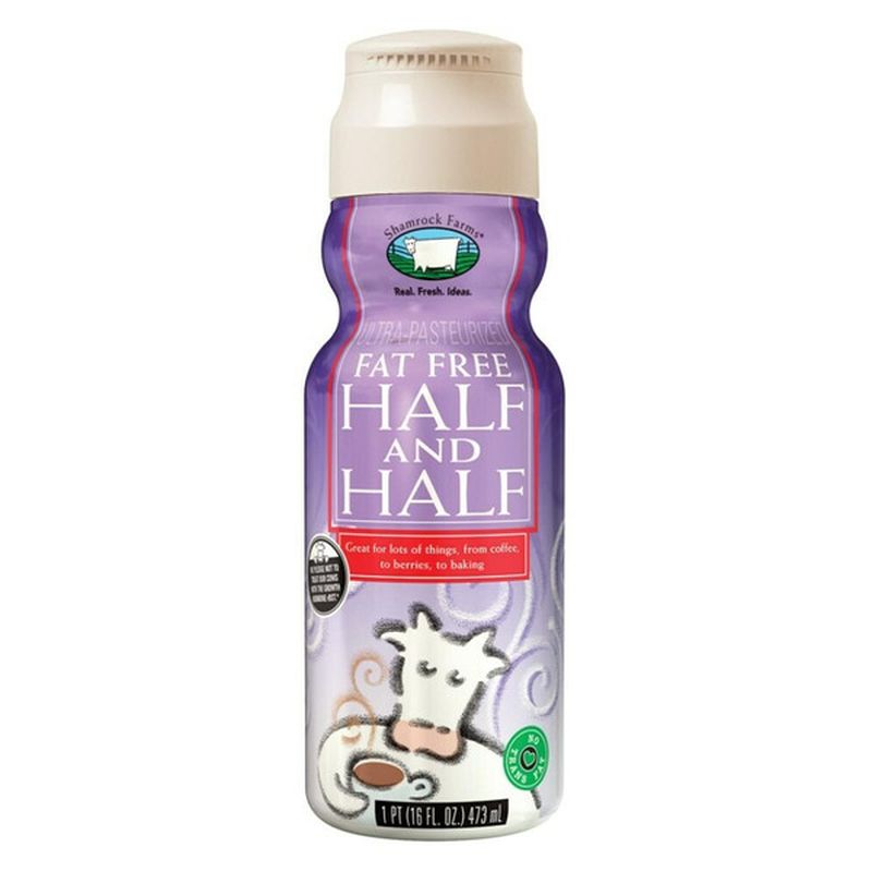 Shamrock Farms Fat Free Half And Half