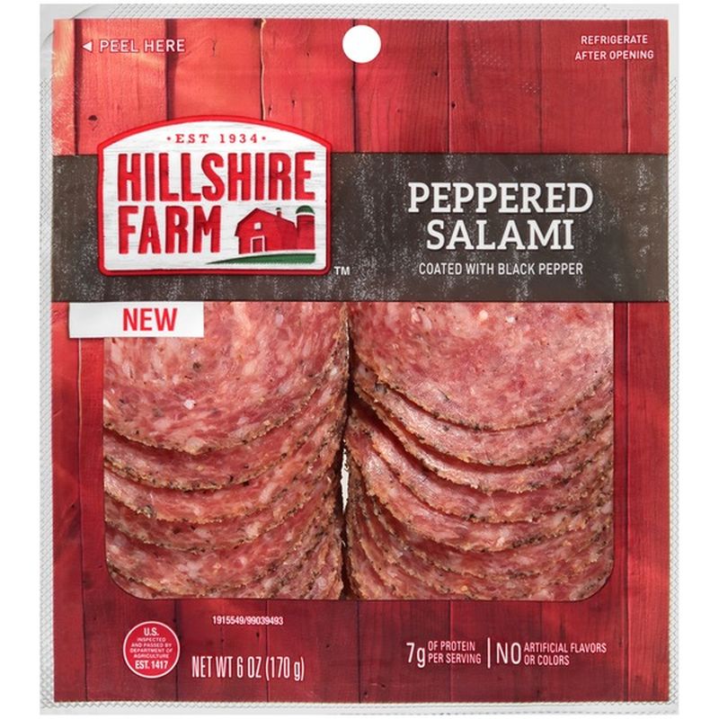 Hillshire Farm Lunchmeat, Peppered Salami, 6 oz. (6 oz) Instacart