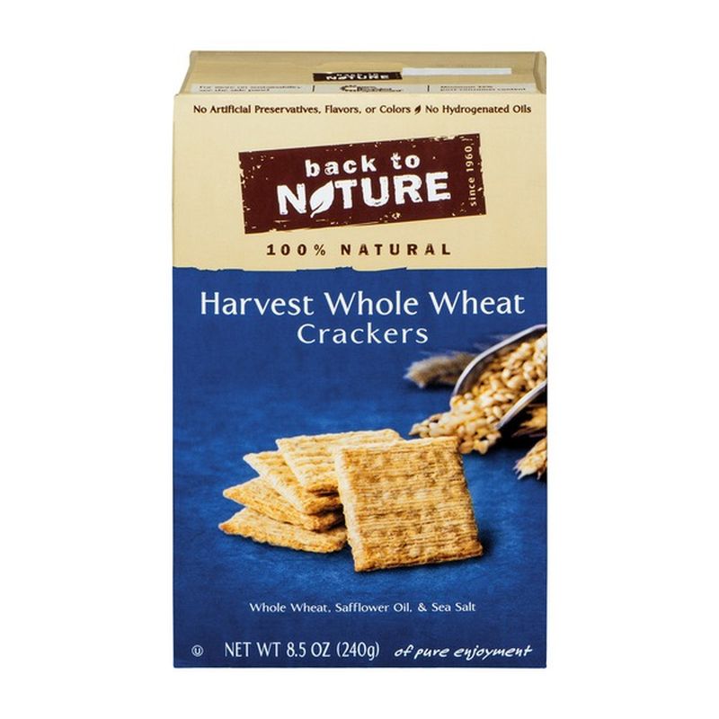 Back to Nature Crackers Harvest Whole Wheat (8.5 oz) Instacart