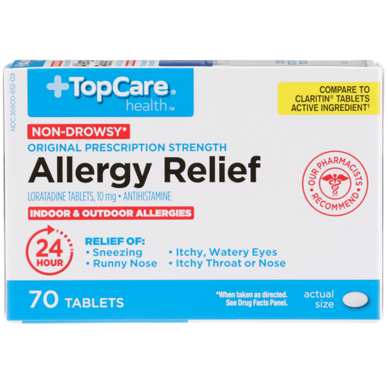 TopCare Original Prescription Strength Indoor & Outdoor Allergy Relief ...