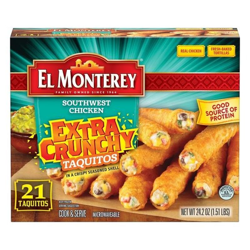 El Monterey Southwest Chicken Extra Crunchy Taquitos (1.509 lb) from