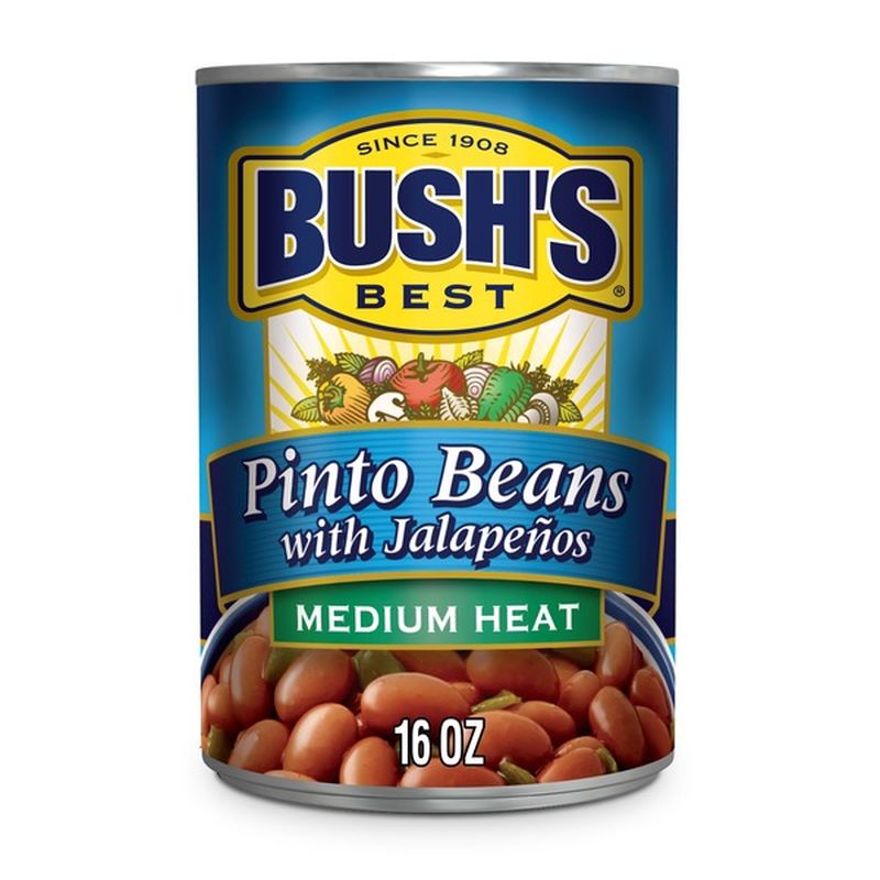 Bush's Best Pinto Beans with Jalapenos (16 oz) Instacart