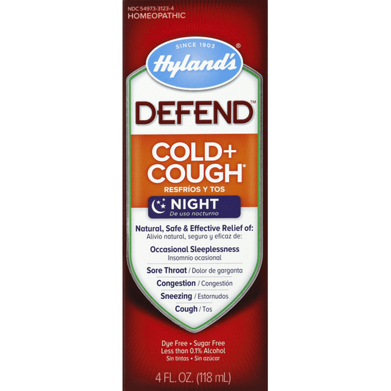 Hyland's Cold + Cough, Night (4 oz) Instacart
