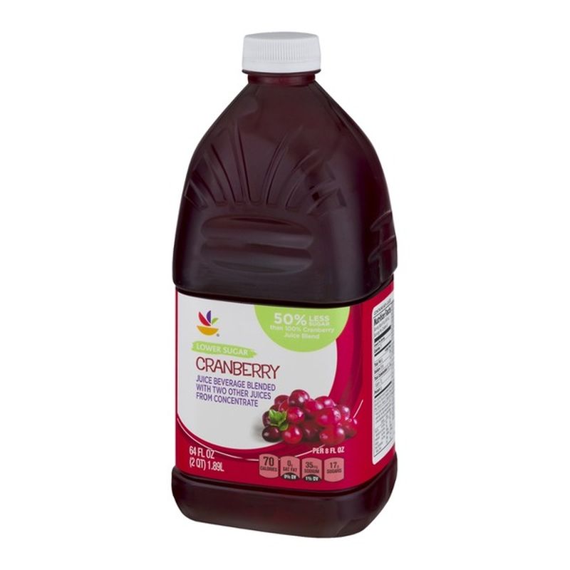 Ahold Lower Sugar Juice Beverage Cranberry (64 fl oz) - Instacart