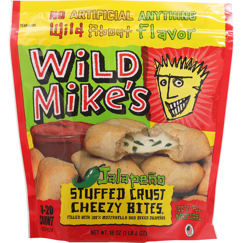 Wild Mike's Cheezy Bites, Stuffed Crust, Jalapeno (18 oz) Delivery or