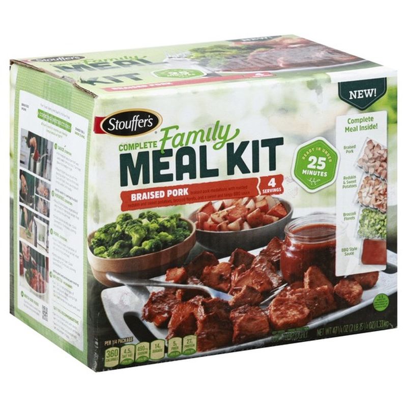 Stouffer's Complete Family Meal Kit Braised Pork Frozen Dinner (47.25