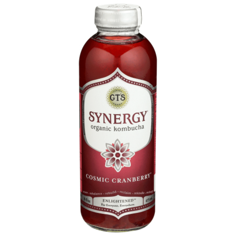 Gts Kombucha Raw Cosmic Cranberry 16 Oz From Sprouts Farmers Market Instacart