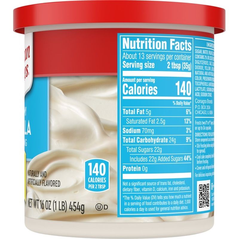 Duncan Hines Frosting, Vanilla, Creamy (16 oz) from Big Lots - Instacart