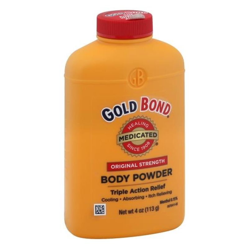 Gold Bond Baby Powder, Original Strength, Triple Action Relief (4 oz ...