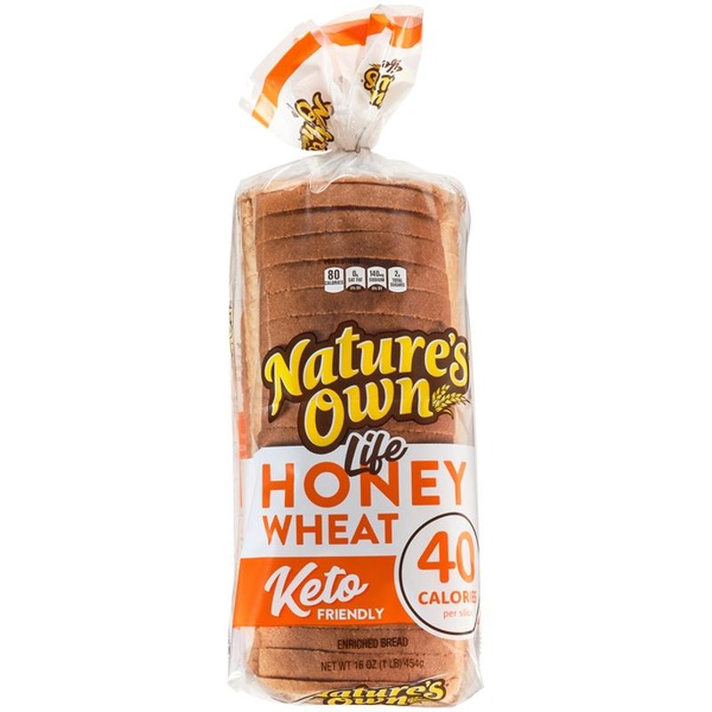 Nature s Own Life 40 Calories Honey Wheat Enriched Bread