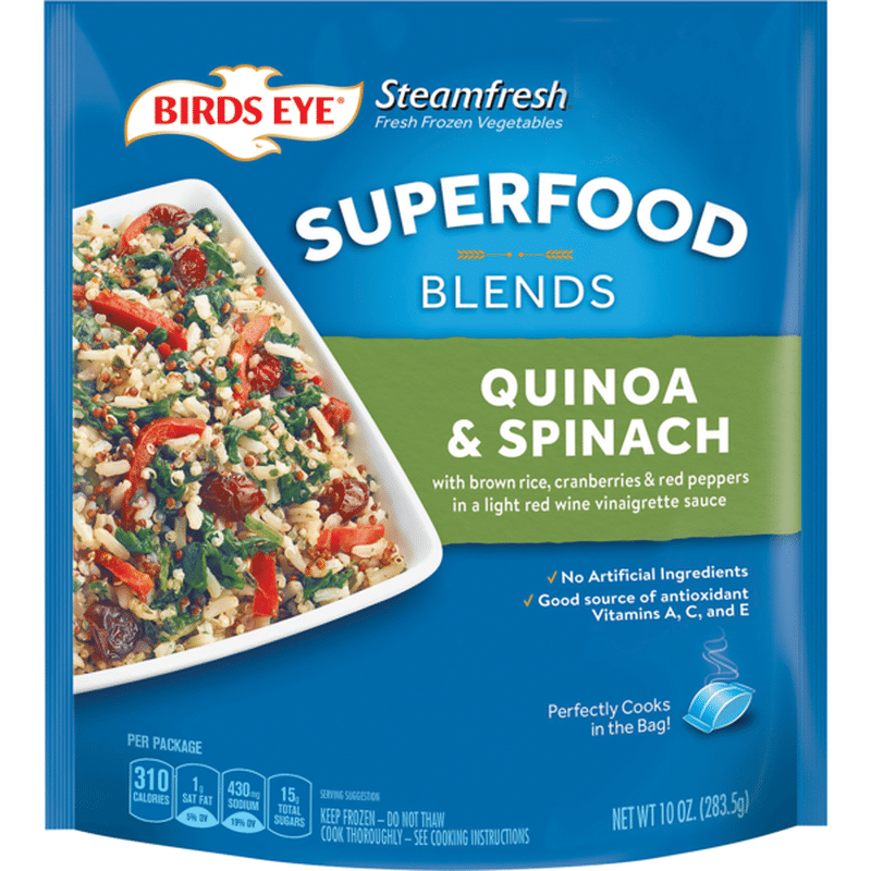 Birds Eye Power Blend, Quinoa & Spinach (10 oz) - Instacart