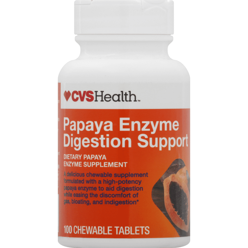 CVS Health Digestion Support, Papaya Enzyme, Chewable Tablets (100 each