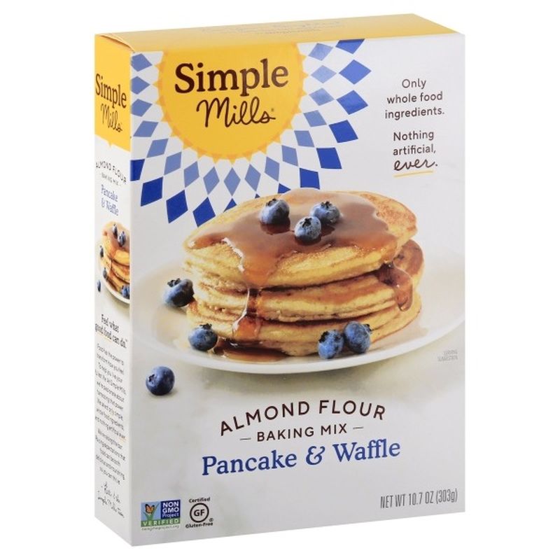 Simple Mills Pancake & Waffle Almond Flour Baking Mix (10.7 oz) from