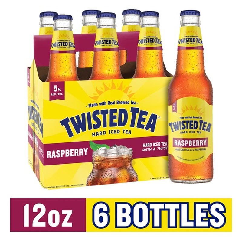 Twisted Tea Raspberry, Hard Iced Tea (12 fl oz) Instacart