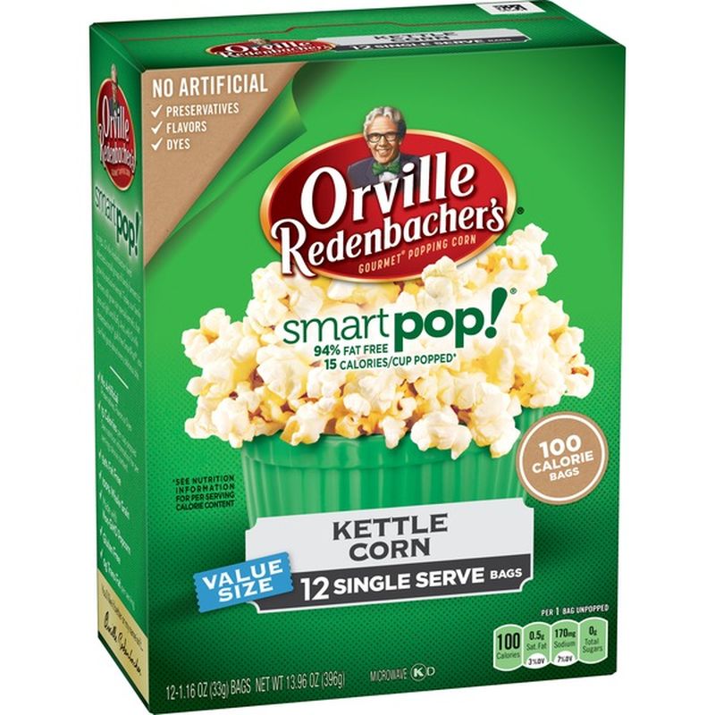 Orville Redenbacher's Smart Pop Popcorn (1.16 oz) - Instacart