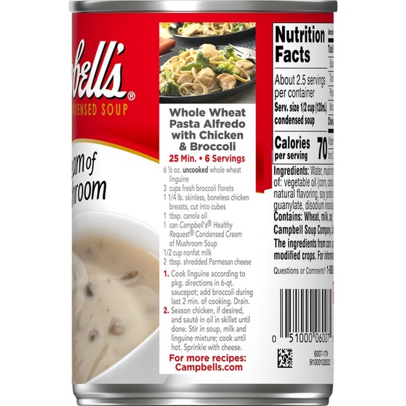 Campbell's® Healthy Request® Cream of Mushroom Soup (10.5 oz) - Instacart