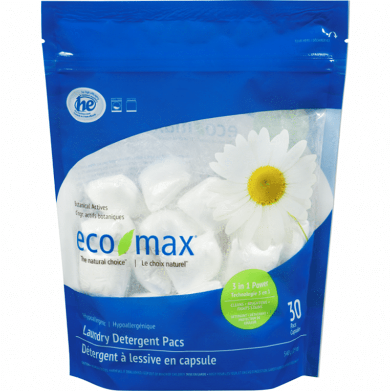 Eco-Max Laundry Detergent Pacs