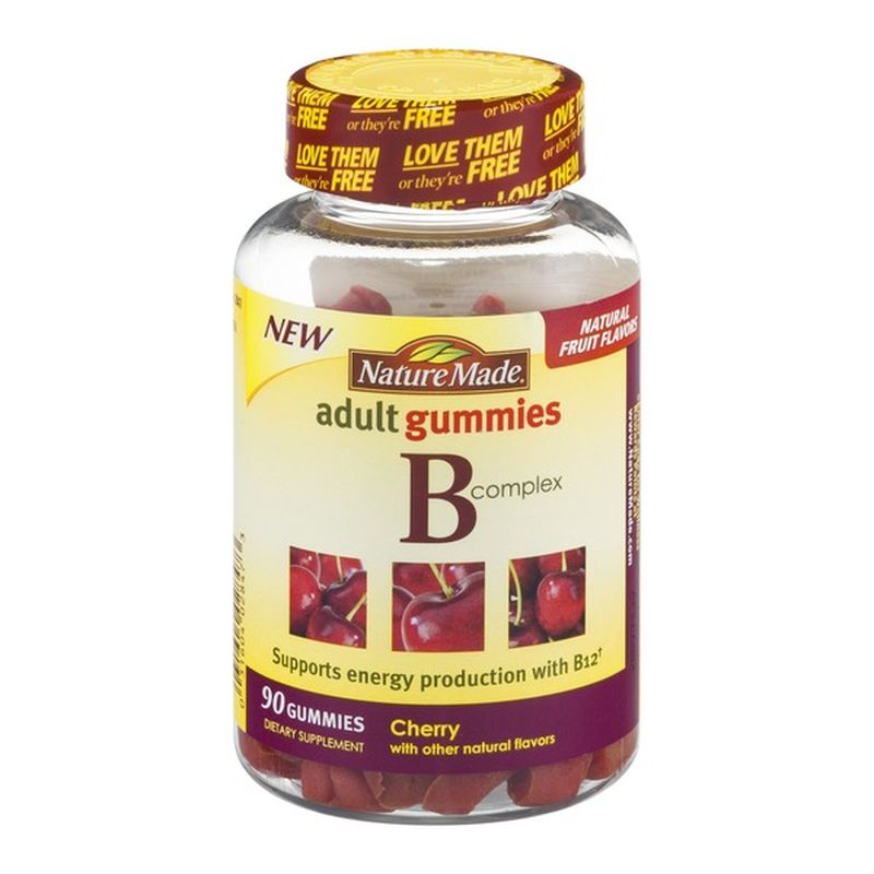 Nature Made Vitamin B Complex Adult Gummies Cherry 90 Ct Delivery Or