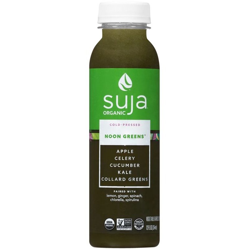 Suja Organic ColdPressed Noon Greens Vegetable & Fruit Juice (12 fl oz