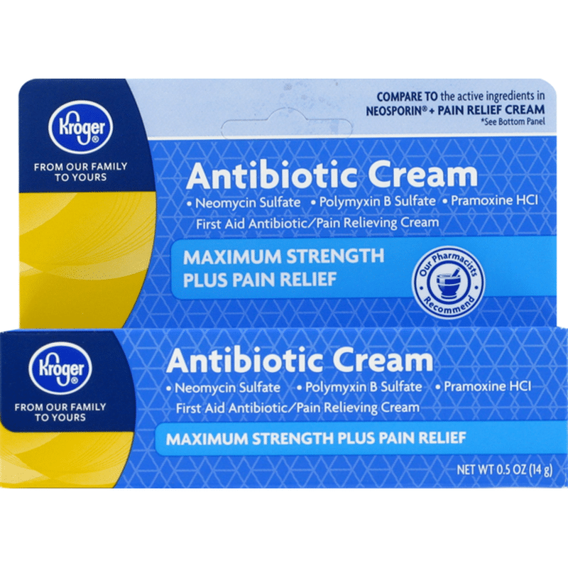 Kroger Antibiotic Cream, Plus Pain Relief