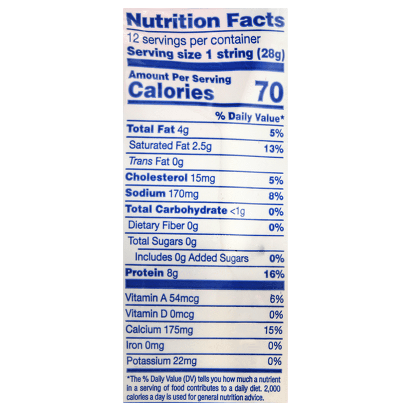 Galbani Galbani Reduced Fat Mozzarella String Cheese (12 ct) Instacart