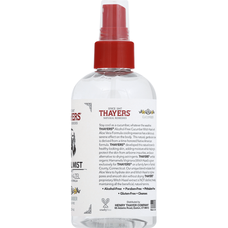 Thayers Facial Mist, Witch Hazel, Cucumber (8 oz) from Target Instacart