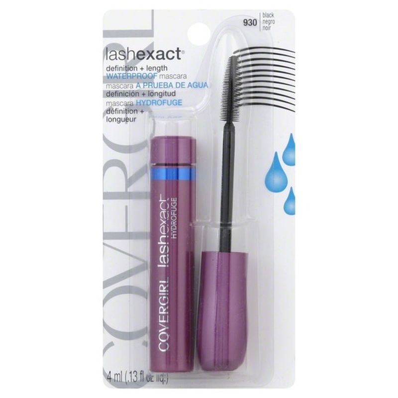 CoverGirl Mascara, Waterproof, Black 930 (0.13 oz) Instacart