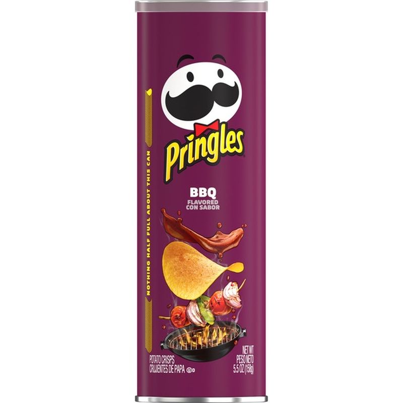 Pringles Snack Stacks Potato Crisps Chips BBQ Flavored (5.5 oz) from ...