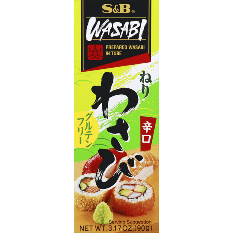 S&b Wasabi, Prepared, In Tube (3.17 Oz) - Instacart