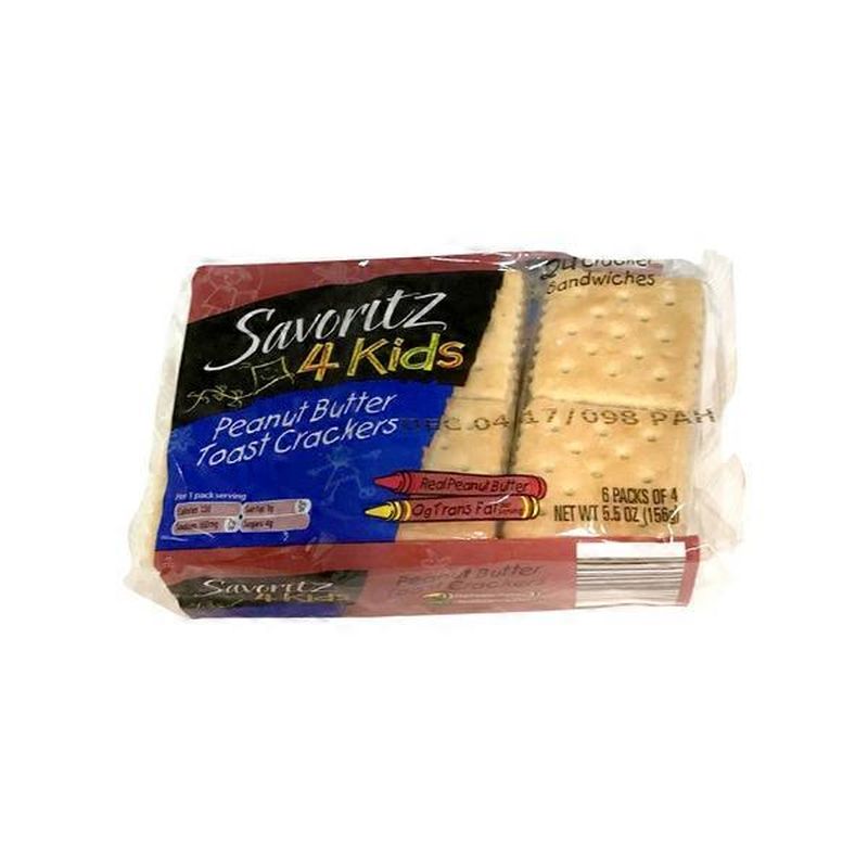 Savoritz Toast & Peanut Butter Crackers (5.5 oz) Instacart