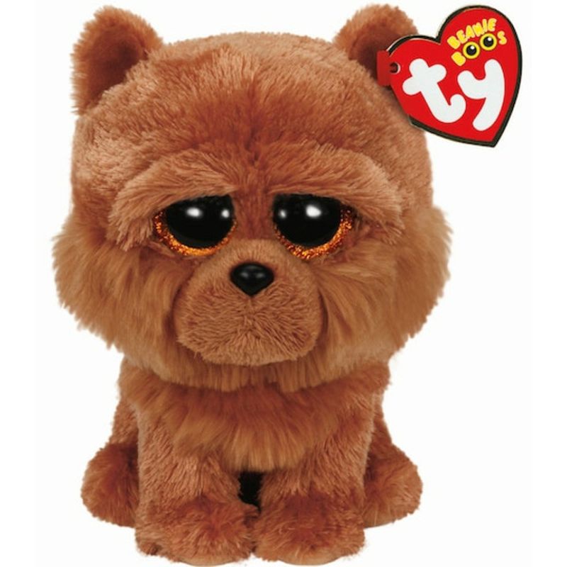 Ty Beanie Boo's Regular Brown Barley Chow Dog